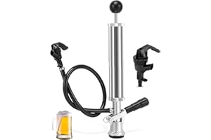 LUCKY SEVEN Keg Party Pump, 8" Keg Tap Kit Keg Pump Taps (8 inch)