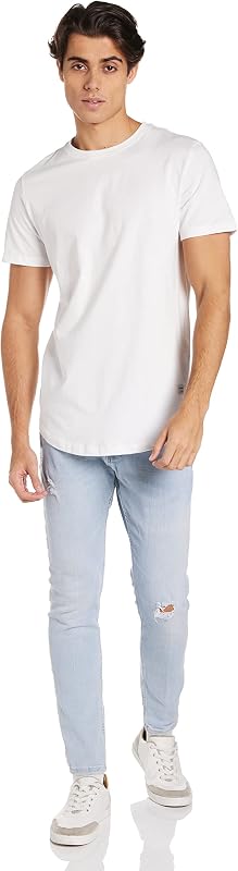 Herren Hals JJENOA Tee SS Crew Neck 5PK MP, Schwarz, XS EU