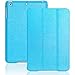 iPad mini case, INVELLOP Caribbean Blue Leatherette Case Cover for Apple iPad mini / iPad mini 2 / iPad mini 3 (Caribbean Blue)
