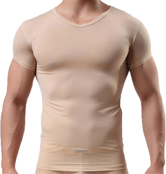 playera transparente hombre