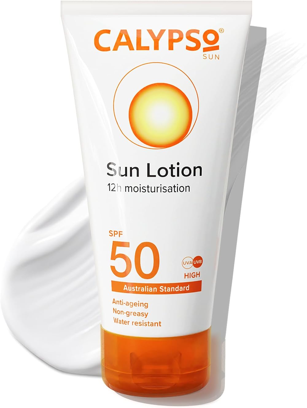 Calypso Australian Standard Sun Lotion SPF50 UVA UVB Protection Water Resistant