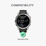 kwmobile 2x Screen Protector for Garmin EPIX Tempered Glass Transparent view 2