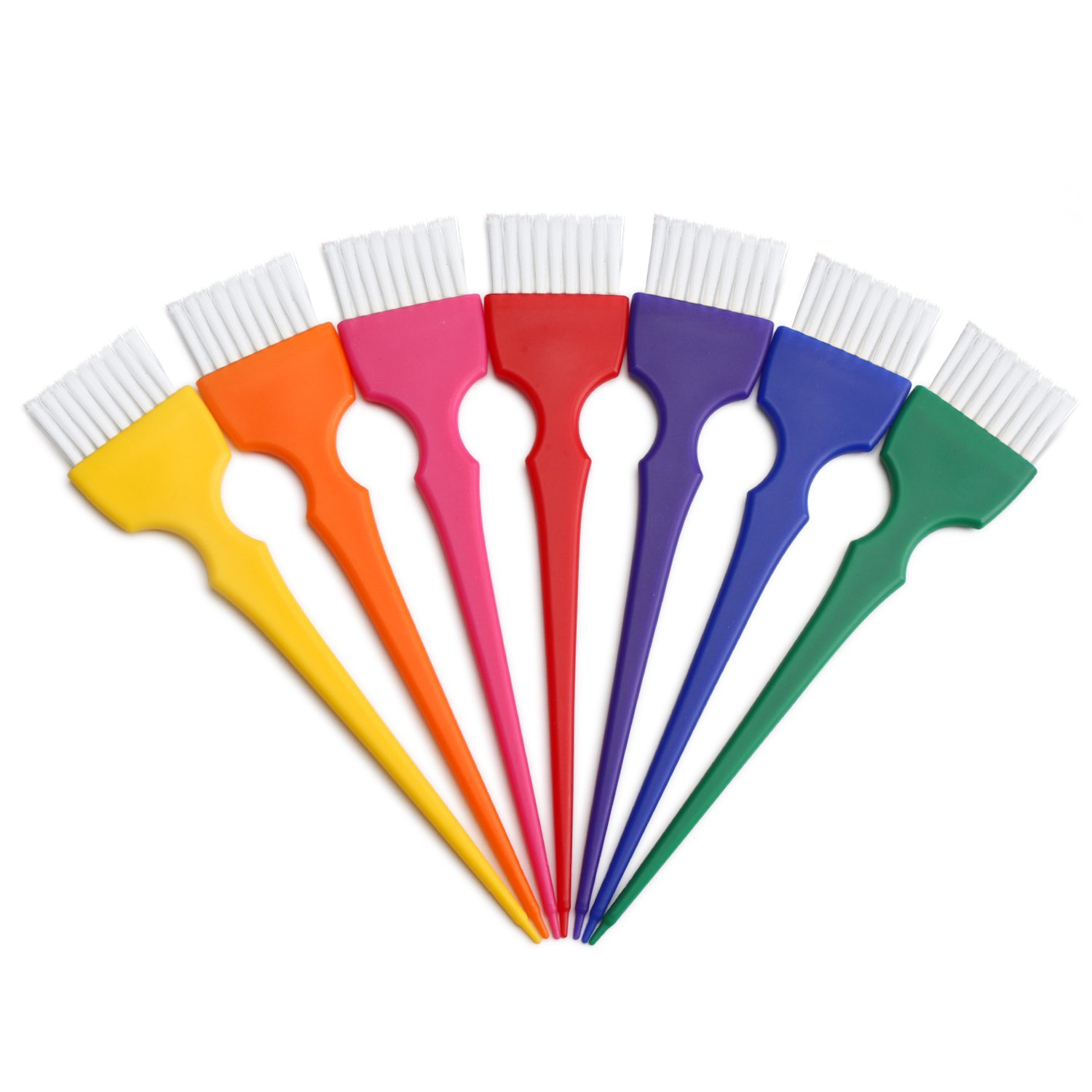 15pcs Hair Color Bowl and Brush Set, Segbeuaty Hair Coloring Highlighting Tools on Hair Dye, Rainbow Hair Color Mixing Bowls Brushes Comb for Dyed Hair, Omber Hair Dye or Art Paint Palatte : Beauty