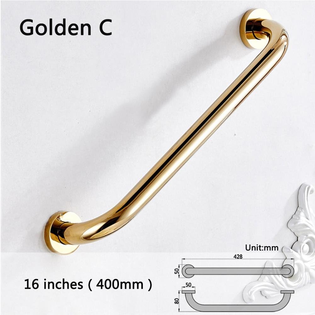 TSAR003 Bathroom Grab Bar for Bath and Shower Safety, Brass