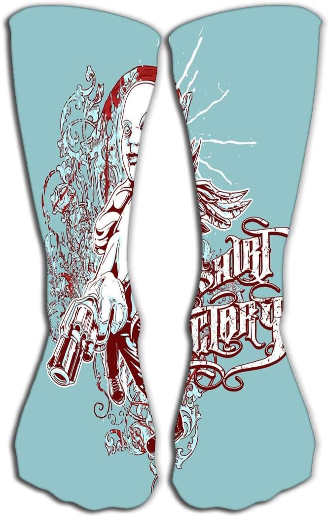 Best Stockings for Running, Medical,19.7"(50cm) factory gunman Fun Watermark