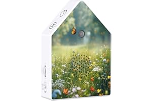 Bird Sound Machine, White Noise Music Device with Timer, Nature Chirping Box with Motion Sensor for Bedroom Bathroom Yoga Spa