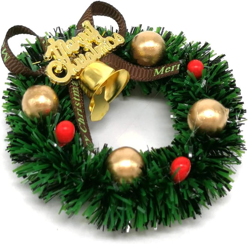 1 Pc Miniature Christmas Garland Dollhouse Christmas Tree Decoration