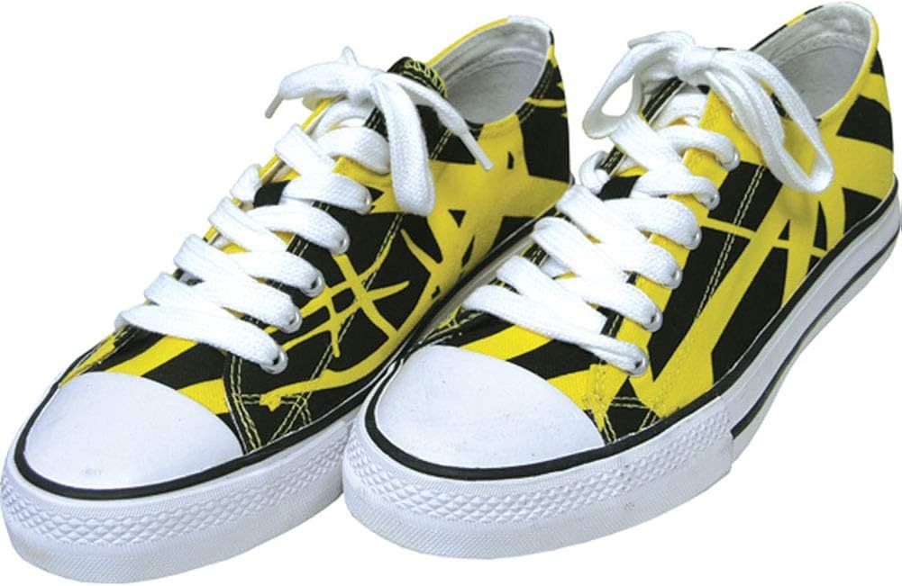 EVH White & Black Low Top Sneakers New Official Eddie Van Halen all