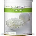 Nutristore Freeze Dried Onions | Premium Quality Vegetables for Long Term Storage or Recipes | Emergency Survival Canned Food Supply | Bulk #10 Can Veggies | 25 Year Shelf Life | 20 Servings