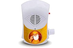 SHUKRANA BLESSINGS HUB Shukrana Blessings Sikh Mantra Chanting Box | Waheguru Simran & Ek Omkar Satnam Chanting Device | Gurbani Kirtan Speaker for Peace, Meditation, Home & Office