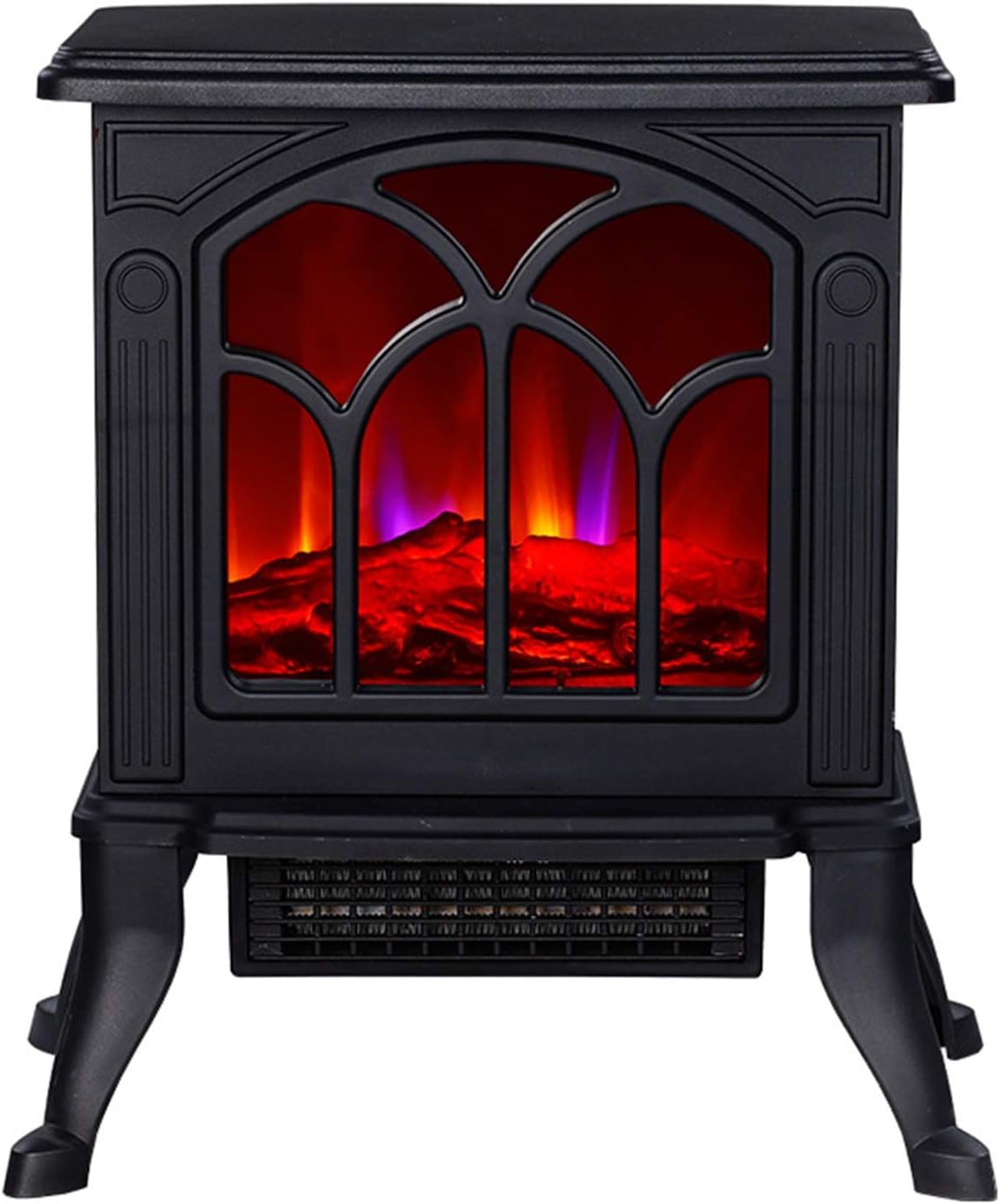 RKRCXH Elektro-Kamin Freistehend Kamin-Ofen Tragbarer Raumheizkörper