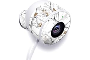 MightySkins Skin Compatible with Nest Cam Outdoor Security Camera - Conceal Snow | Protective, Durable, and Unique Vinyl Deca