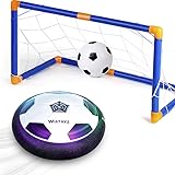 WisToyz Kids Toys Hover Soccer Ball with 2 Goals & 1 Inflatable Soccer Ball, Indoor Kids Soccer Ball, Fancy LED Light Quality