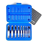 OWDEN 9 Pieces Hollow Punch Set (1/8"-1/2") with A