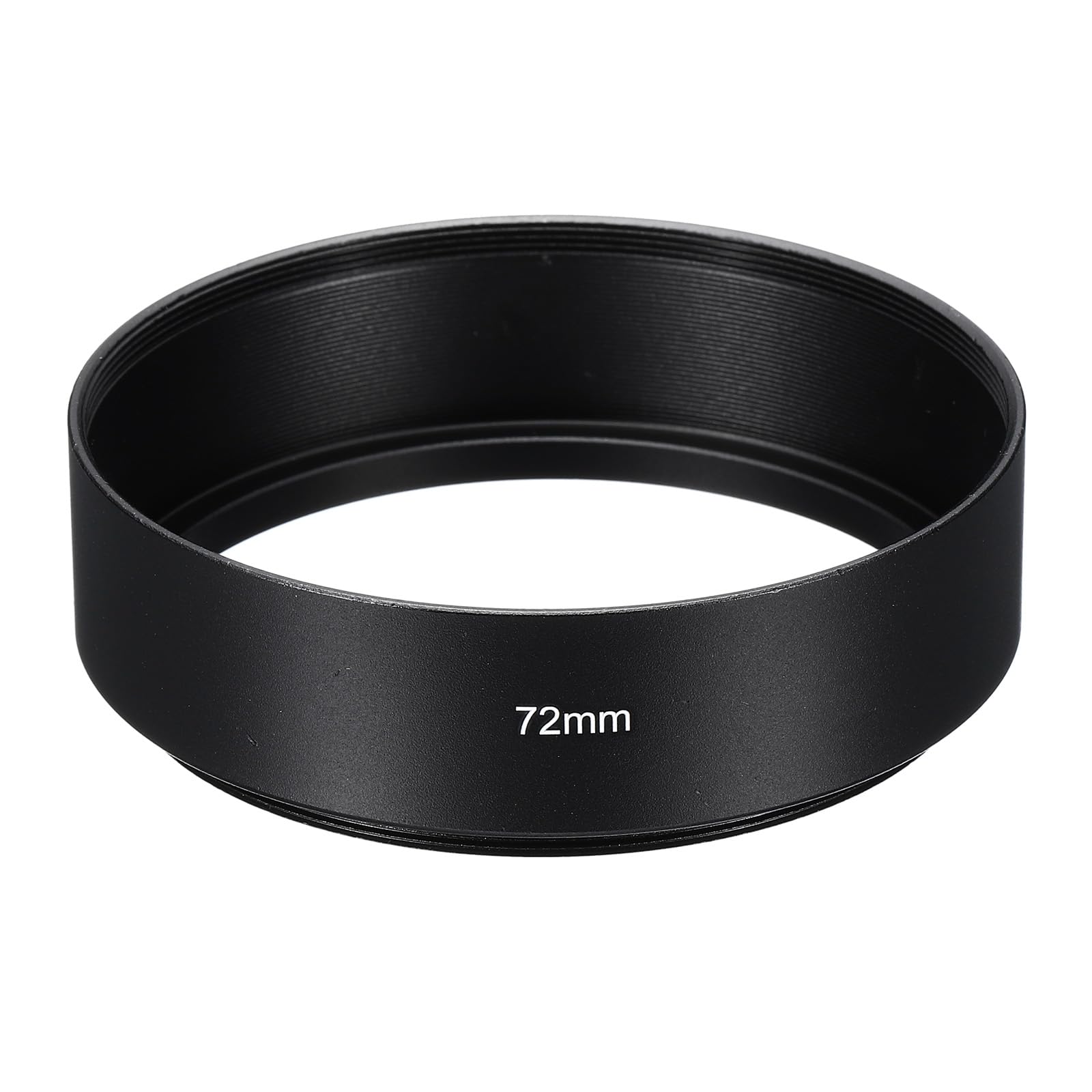PATIKIL 72mm Lens Hood, Standard Focus Frosted Surface Anti-reflective Inside Hood for Camera Lens, Black for Nikon, for Fujifilm, for Pentax, for Leica