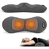 Dyhodu 3-in-1 Electric Back Massager Pillow, Rechargeable Lumbar Support Cushion with Heat Vibration