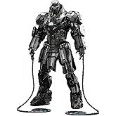 HiPlay ZD Toys Anniversary Series Collectible Figure Full Set: Whiplash Mark2, Illuminated Edition, 1:10 Scale Miniature Action Figurine FGBMARK2