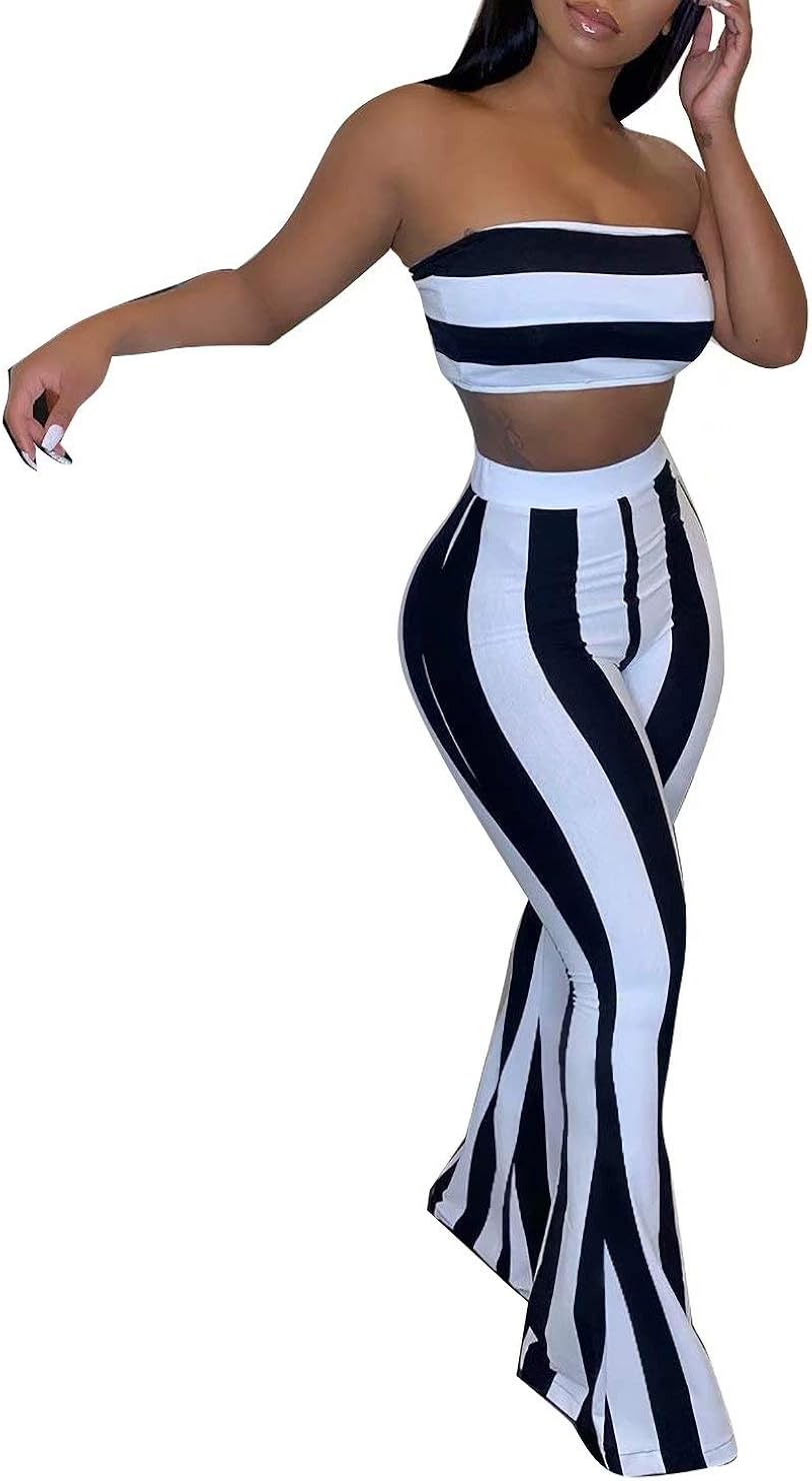 bell bottom pants with matching top