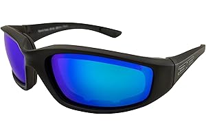 Epoch Eyewear Foam Padded Motorcycle Sunglasses Riding Glasses Z87+ Safety Glasses