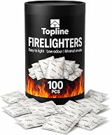 Topline Instant Fire Starter Lighters Multipack 500 Odourless Fire Lighters view 1