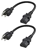 CableCreation [2-Pack] 1 Feet 18 AWG Universal
