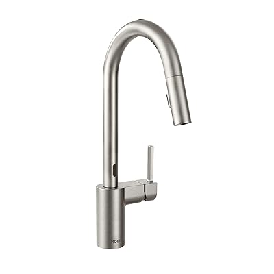 Buy Moen 7565esrs Align Motionsense Two Sensor Touchless One Handle High Arc Modern Pulldown Kitchen Faucet With Reflex Spot Resist Stainless Online In Indonesia B00vt2s0tg
