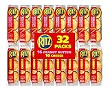 Ritz Peanut Butter and Cheese Cracker Sandwiches Variety Pack, 32 Count
