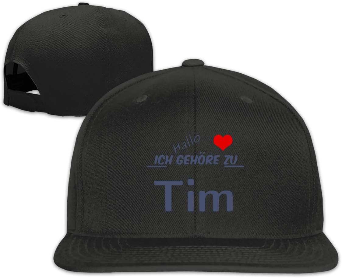 ETXHU Snapback Baseball Cap-Parchen Motiv Mit Tim Mens Hats Adjustable Youth Golf Caps