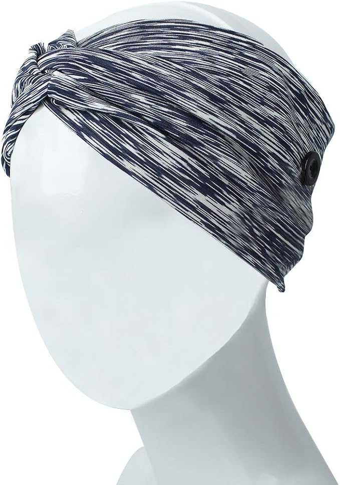 Amazon Shina 女性 ボタン付き スポーツヘッドバンド アウトドア バンダナ スポーツターバン ヘアアクセサリー 運動ヘッドバンド ターバン 汗止め 吸汗速乾 バンダナ 無地 ラップ ヨガ スポーツ ワークアウト Spa ファッション メイク用 ヘアバンド ターバン 通販