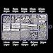 144 Pcs Ribbon Clamp 8mm 10mm 16mm 20mm 25mm 30mm 35mm and 72 Pcs Lobster clasps 12mm 230 Pcs jump rings 5mm 72pcs chain extension 100 Pcs Alloy Drop End for Jewelry findings (SILVER PLATED)