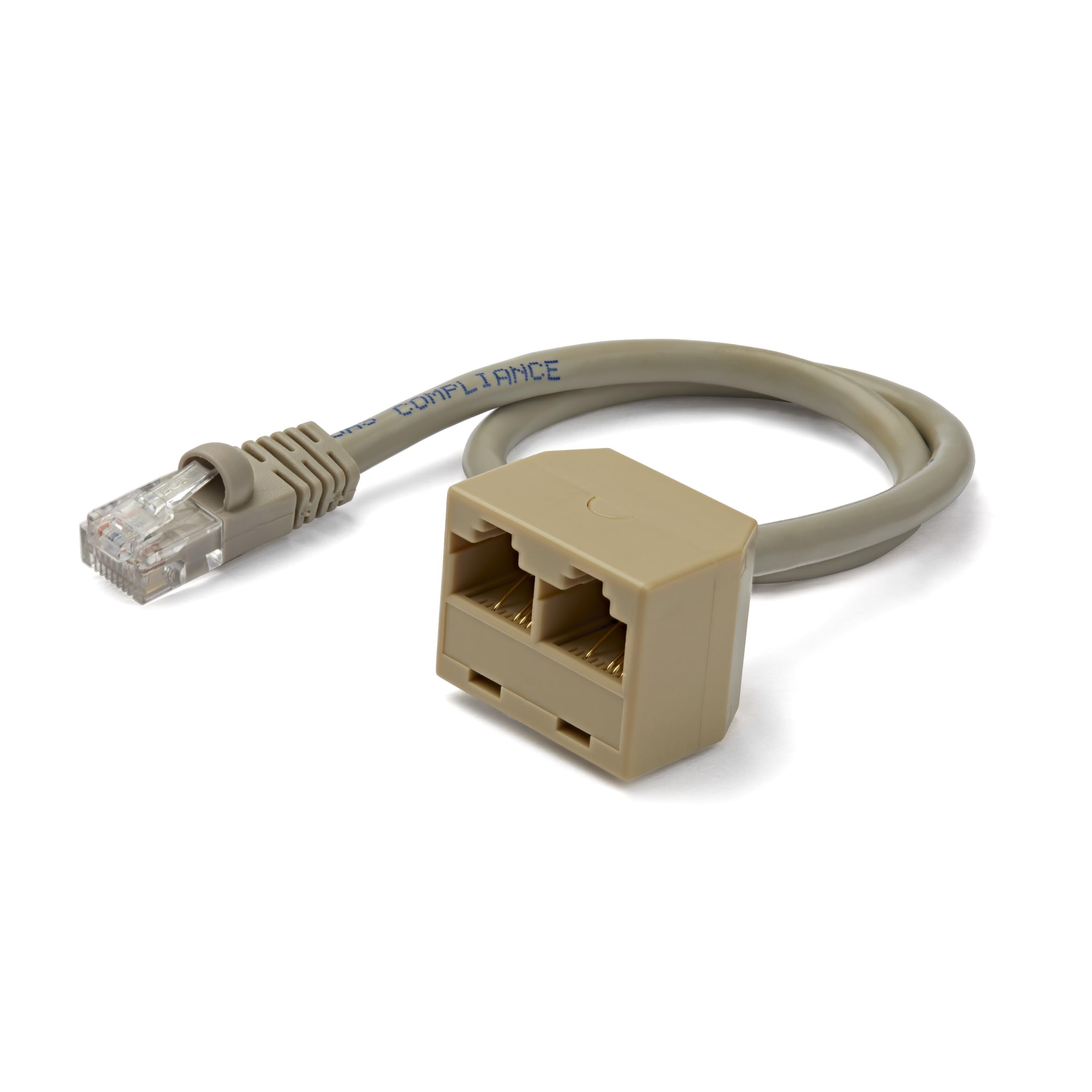 StarTech.com 2-to-1 RJ45 10/100 Mbps Splitter/Combiner - One adapter required at each end of the connection (RJ45SPLITTER)