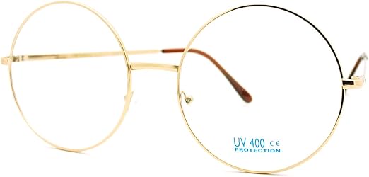 large frame clear glasses