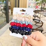 Kuou 12 Pcs Satin Hair Scrunchies Skinny Elastic Hair Ties Soft Silk view 7