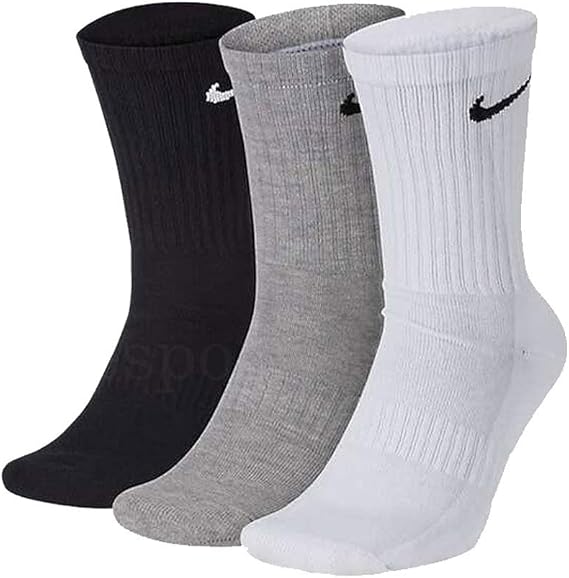 Amazon ナイキ ソックス ユニセックス Nike エブリデイ クッション クルー 3足組 2325 Sx7664 スポーツソックス 通販