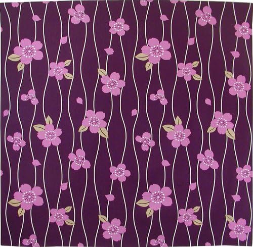 ふろしきや　大風呂敷　立涌に桜（105cm　綿100％）