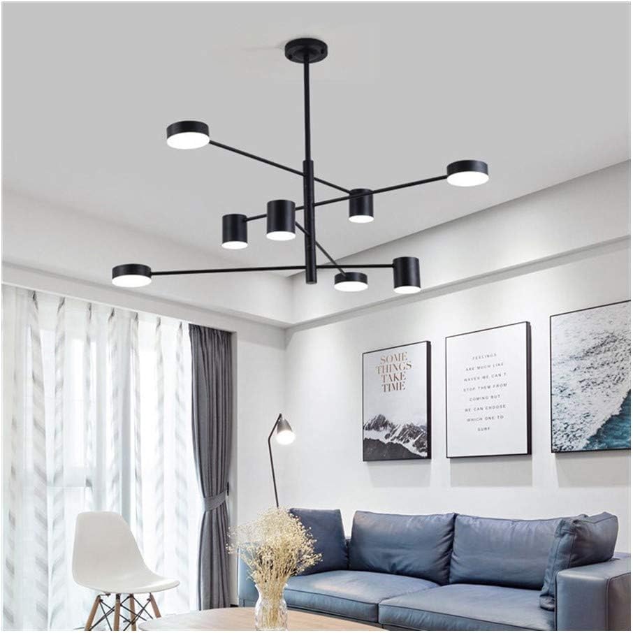 Puming Sputnik Ceiling Light Chandeliers 8 Lights Modern Flush Mount Ceiling Pendant Light Fixture Industrial Vintage Ceiling Lighting Lamp For Kitchen Bedroom Living Room Island Black Lighting Ceiling Fans Pendant Lights