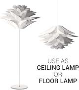 kwmobile Puzzle Lotus Lamp Shade 2-Pack 50cm DIY Pendant or Floor Lamp view 4