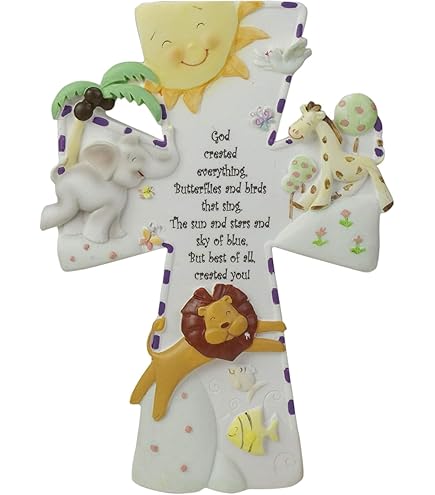 Joseph Studio Decorazione Primo Natale Del Bambino - Angelo Con Bambino In Resina, 8,9 Cm, Regalo Di Battesimo O Nascita