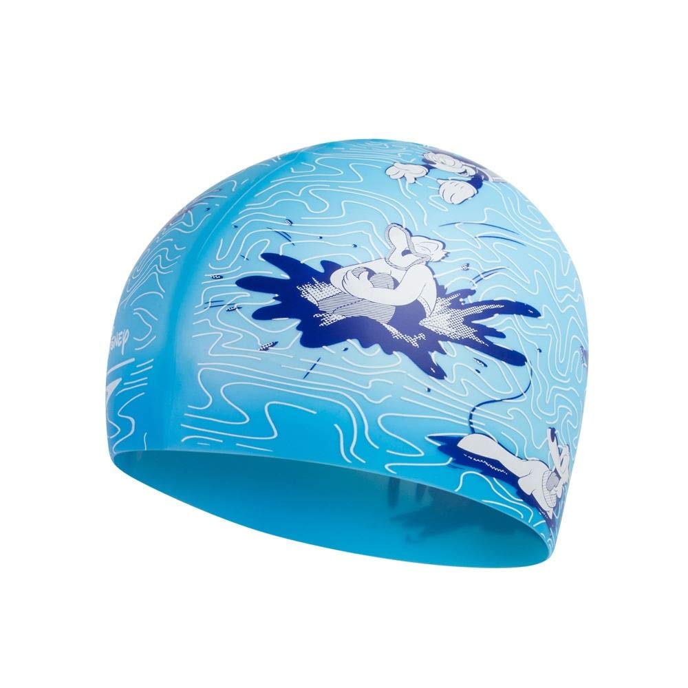 Speedo Junior Unisex Disney Junior Print Cap Mickey, Japan Blue/Ultrasonic/White