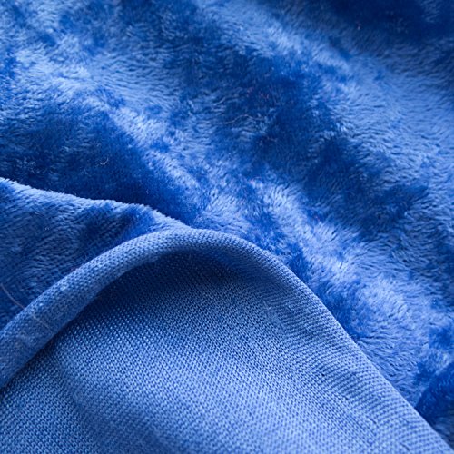  Stretch Pann Solid Velvet Royal Sea Blue 58 Inch Wide Fabric by the Yard (F.E.)