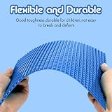 Lekebaby 6 Pack Large 10x10 Building Baseplates 32x32 Studs Blue view 4