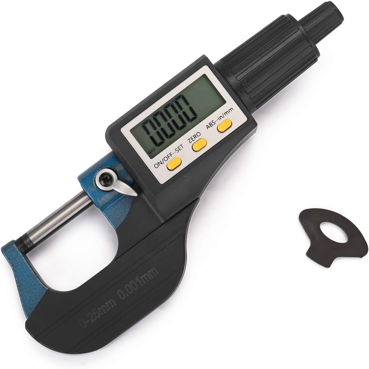 Electronic Digital Micrometer, KKmoon 025mm 0.001mm Electronic Outside