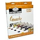 Royal & Langnickel Gouache Color Artist Tube Paint, 21ml, 24-Pack