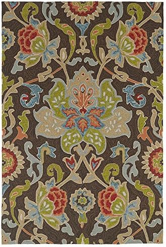 Kaleen Rugs Home & Porch Indoor/Outdoor Rug, Chocolate, 2' x 3'