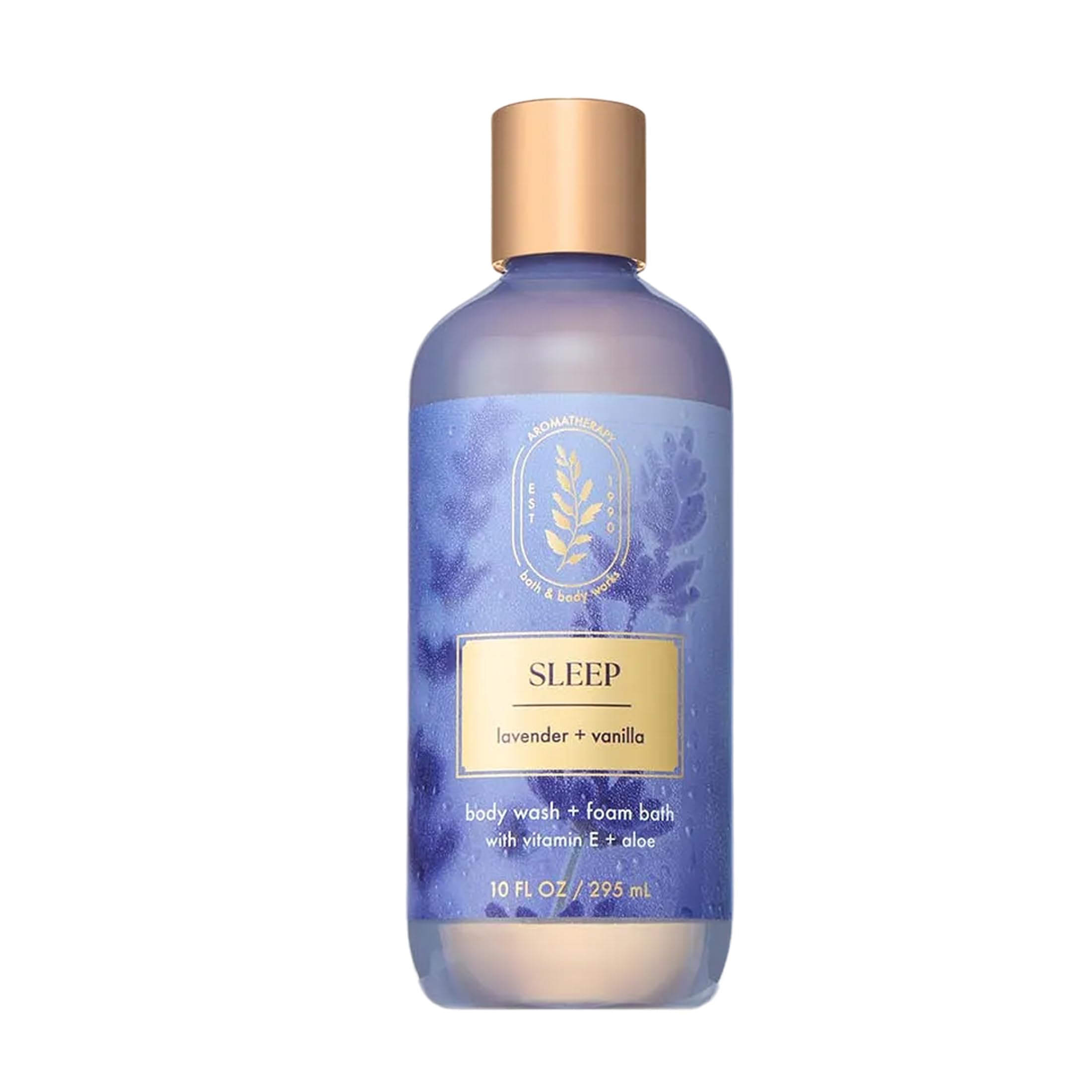 Bath & Body Works Aromatherapy Sleep - Lavender + Vanilla Body Wash & Foam Bath, 10 Fl Oz