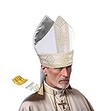 UniqKaliber Bishop Hat Papal Mitre Clergy Costume
