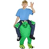 Morph Alien Piggyback Kids Costume, Alien Outfit Boy, Halloween Costume for Kids