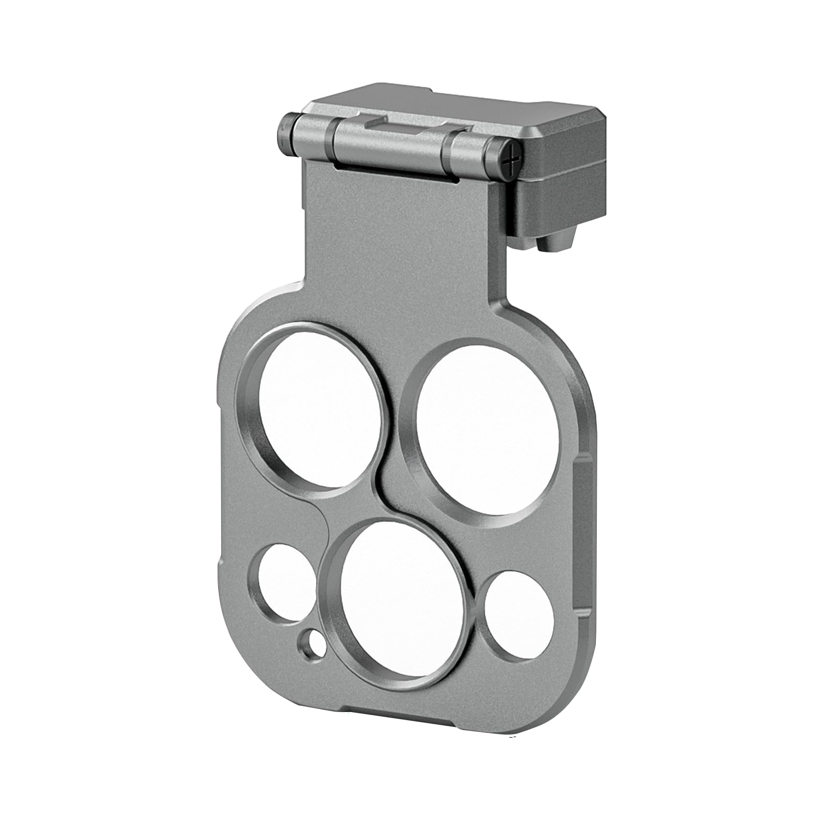 TILTA Khronos 17mm Thread Mount Lens Adapter for iPhone 15 Pro/Pro Max Case - Titanium White TK-IP-17LA-TW