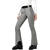 Yousify Womens Snow Ski Pants Waterproof Softshell Insulated Fleece Lined Snowboard Pants for Winter Outdoor Hiking