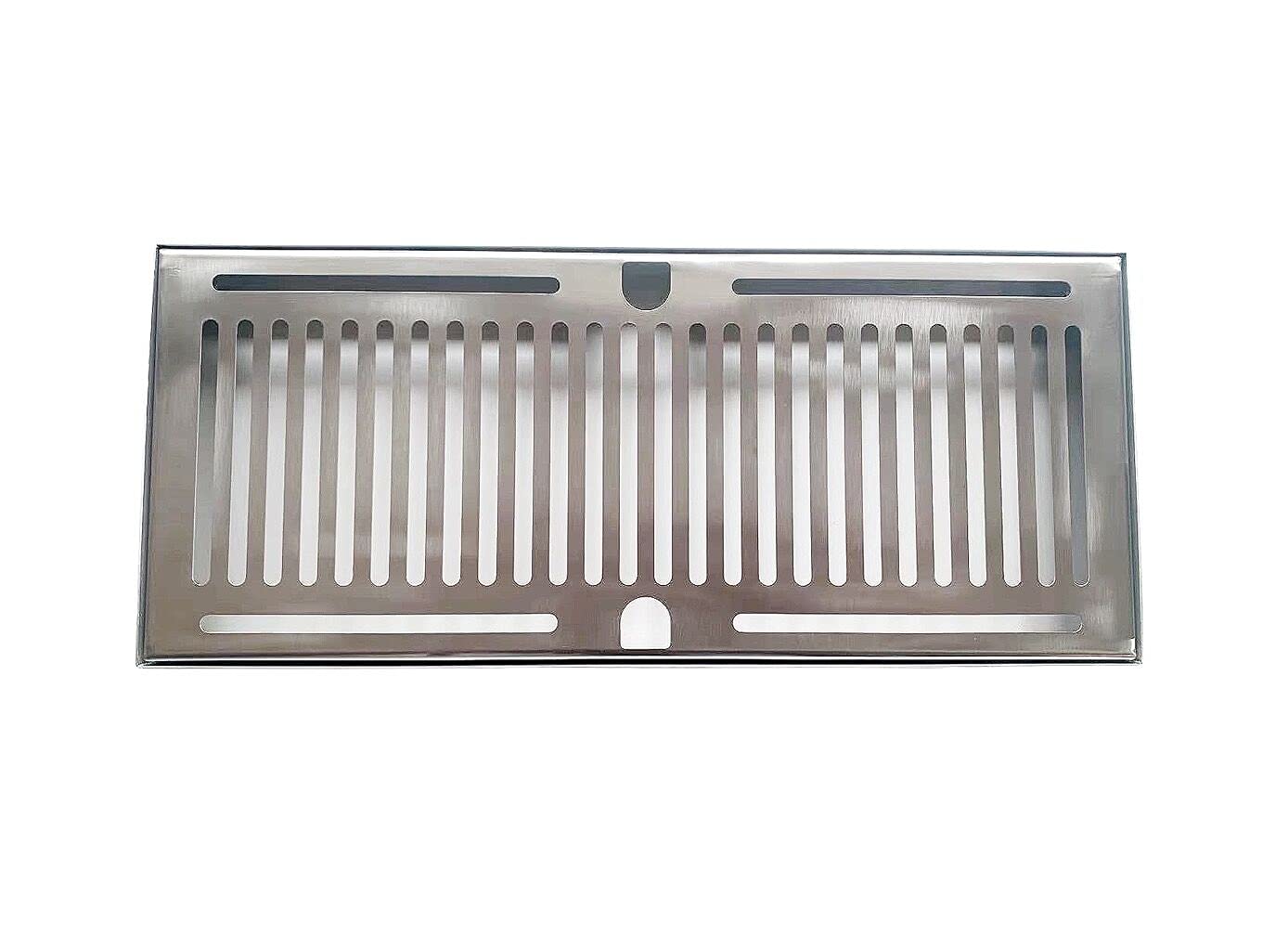 Stainless Steel Counter top 40cm drip Tray kegerator Home Brew bar Pub